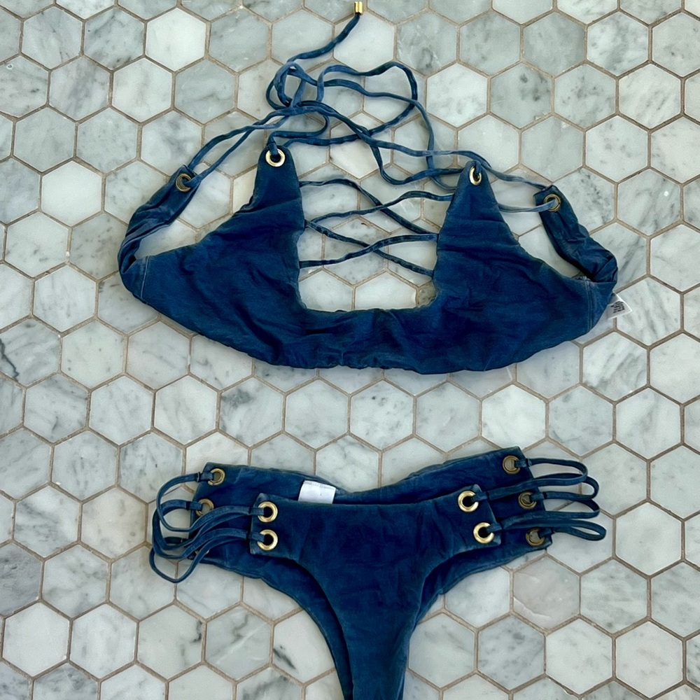 Blue life Bikini Set